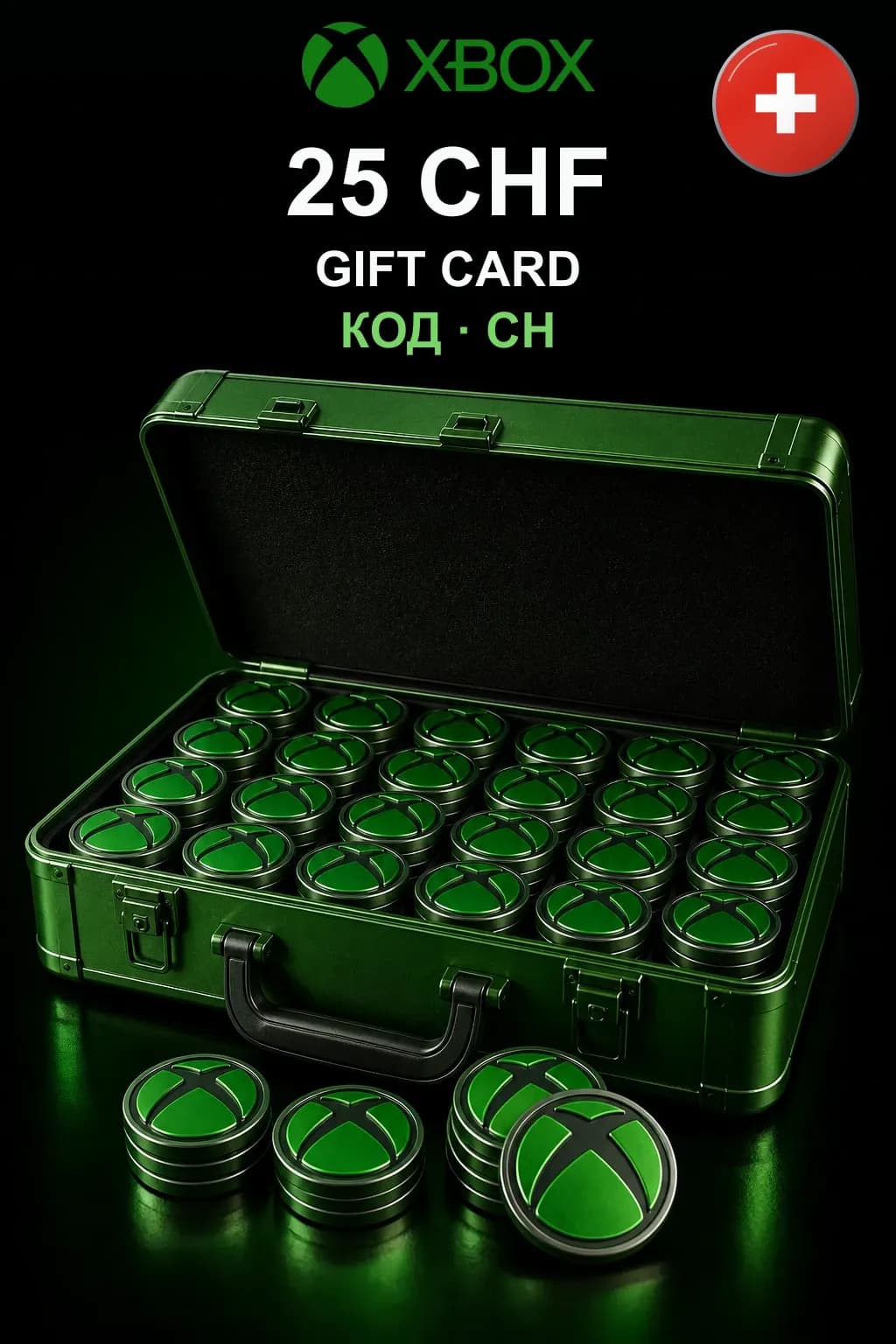 Xbox Gift Card 25 CHF — Швейцария