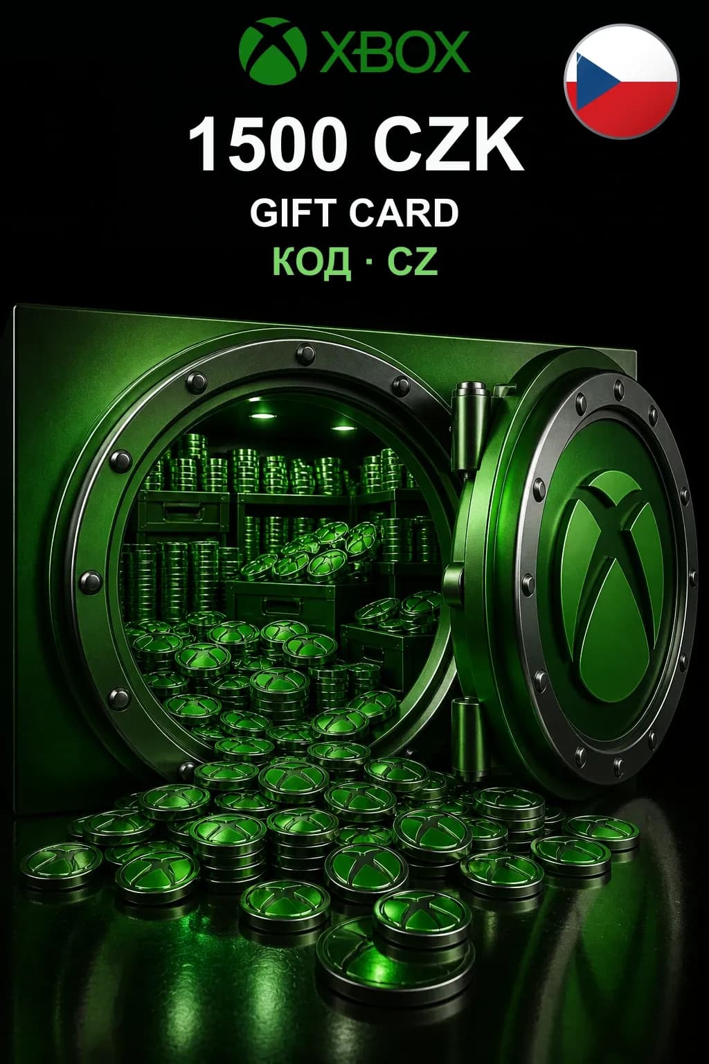 Xbox Gift Card 1500 CZK — Чехия
