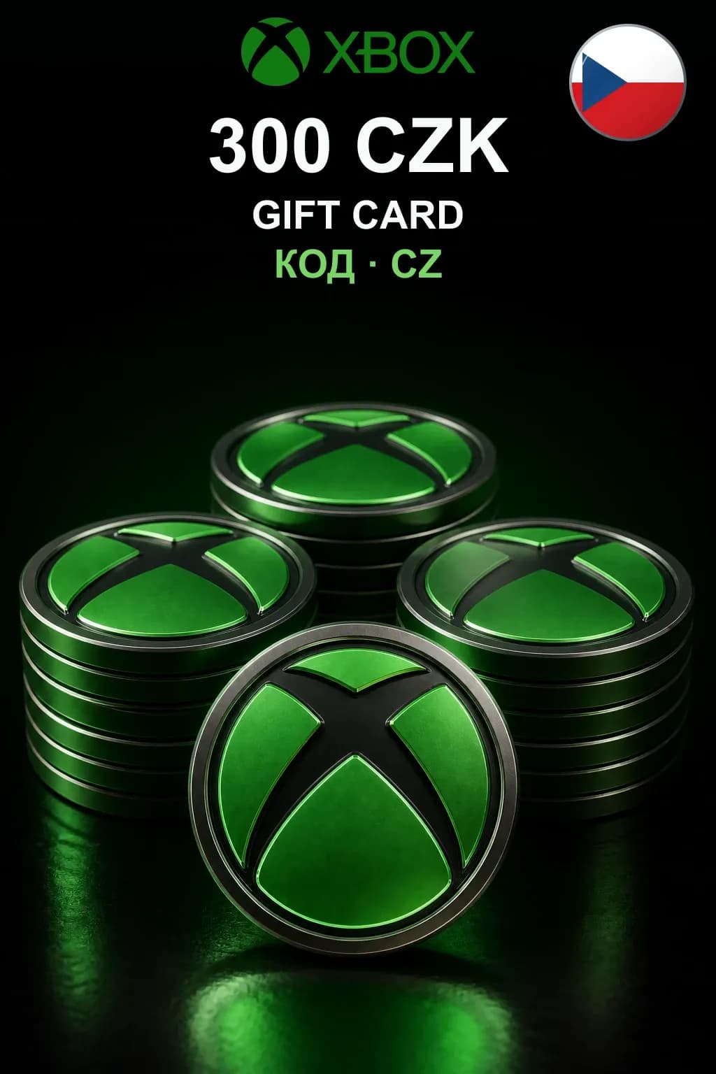 Xbox Gift Card 300 CZK — Чехия