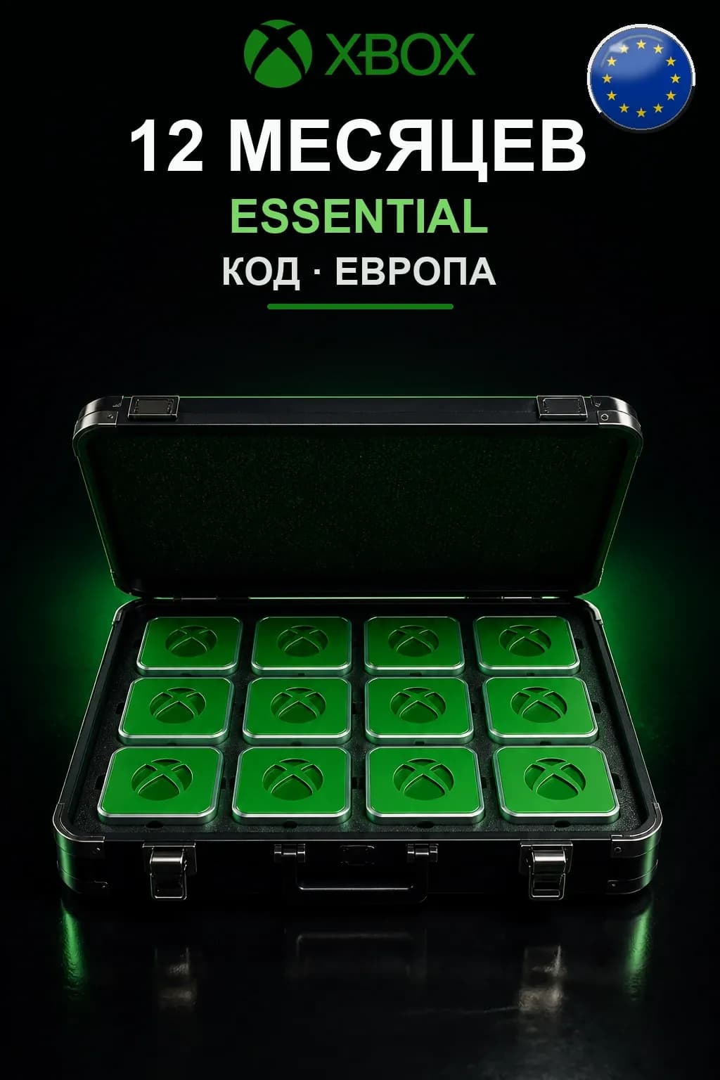 12 месяцев подписки Essential — Европа